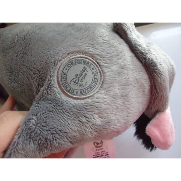 Disney Store Eeyore Plush 16" Gray Sitting Stuffed Animal with Detachable Tail - Picture 4 of 7